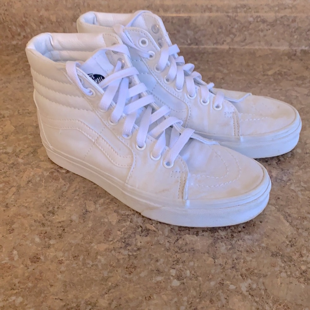 Vans All White Hightop